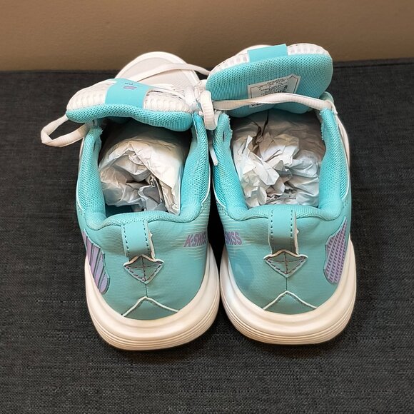 K-Swiss Women's Ultrashot Team Tennis Pickleball Shoes Size‎ 7, White/Blue New - Picture 4 of 6